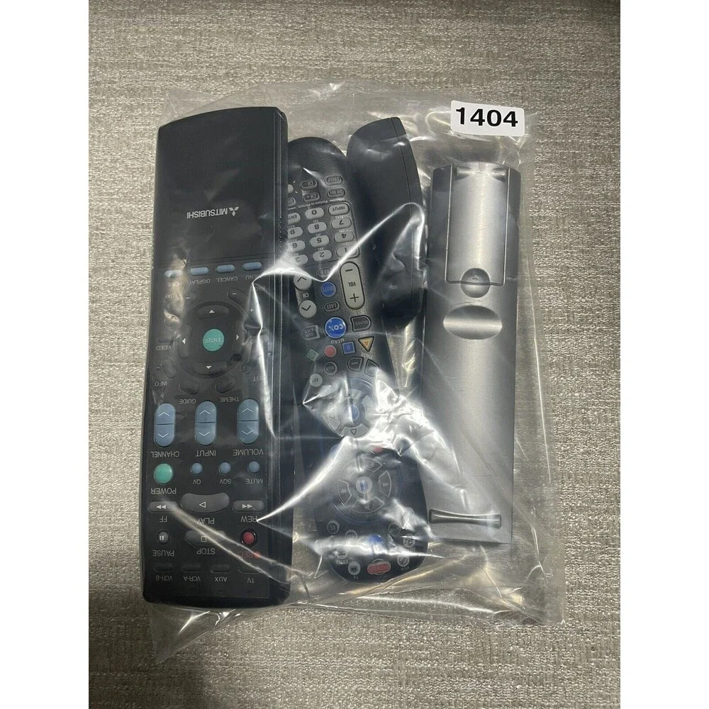 Lot of 7 Remote Control UNTESTED Samsung Sharp Mitsubishi DVD